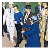 Lee Harvey Oswald Being Killed by Jack Ruby