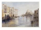 Buy The Grand Canal, with Santa Maria Della Salute, Venice, Italy, 1865 at AllPosters.com