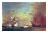 Barbary Pirates Attacking a Spanish Ship