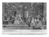 Buy The Shop Sign of Gersaint, Engraved by Pierre Aveline at AllPosters.com