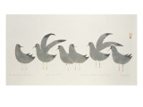 Buy Mungltok Seagulls on Arctic Ice, from Cape Dorset at AllPosters.com