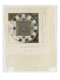 Design for a Clock Face, for W.J. Bassett-Lowke, 1917