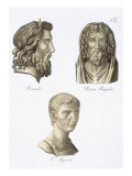 Buy Romulus, Numa Pompilius and Augustus From, 'L'Antique Rome', Pub. 1796 at AllPosters.com