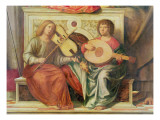 Buy Detail of Angel Musicians from a Painting of the Virgin and Saints, 1496-99 at AllPosters.com