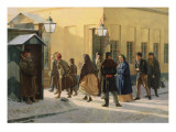 Buy A Street Scene, Outside a Prison, 1868 at AllPosters.com