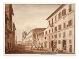 The House of Callimachus, Via Sistina, 1833