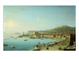 Buy View of Naples with the Castel Nuovo at AllPosters.com