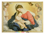 The Madonna and Child in Glory with Cherubs