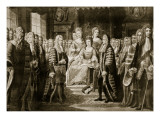 Buy Articles of Union Being Presented to Queen Anne, 1706 at AllPosters.com