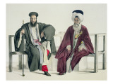 A Greek Priest and a Turk, Engraved by the Thierry Brothers, 1825