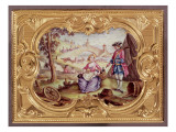 Louis Xv Enamel and Gold Snuff Box, by J.F.Garaud, 1757