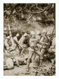 Buy Fighting a Road Through the Forest on the Way to Coomassie at AllPosters.com