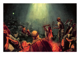 The Angel of the Lord Visits the Shepherds Giclee Print