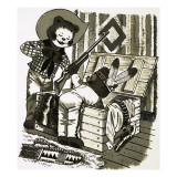 Teddy Bears Playing Cowboys and Indians