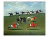 Buy Race Horses Exercising in a Landscape at AllPosters.com