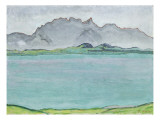 The Stockhorn Mountains and Lake Thun, 1911