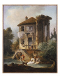 Washerwomen Outside the Temple of the Sibyl, Tivoli