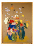 Three Vases of Flowers, C.1908-10