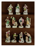 Buy Eleven Figures of Craftsmen, 1745 at AllPosters.com
