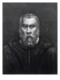Tintoretto, Engraved by Delaistre
