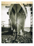The Launching of the Rms Mauretania, 28th July 1938