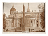 Buy The Santa Maria Maggiore Obelisk, 1833 at AllPosters.com