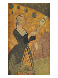 Buy Young Girl with Oak Leaves, 1918 at AllPosters.com