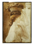Buy Eucharis: a Girl with a Basket of Fruit at AllPosters.com