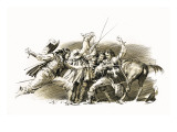 Twenty Years After: the Capture of D'Artagnan Giclee Print