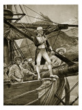 Captain Cook Approaching New Zealand