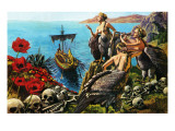 Sirens Attempting to Seduce Odysseus