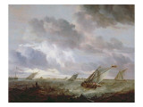 Buy An Estuary with Fishermen Going Out to Sea at AllPosters.com