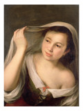 Buy A Young Girl Raising Her Veil at AllPosters.com