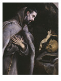 Buy St. Francis Meditating, C.1586-92 at AllPosters.com