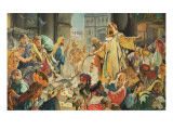 Jesus Removing the Money Lenders from the Temple