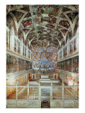 Interior View of the Sistine Chapel
