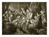 Cromwell before the Battle of Dunbar, 1650