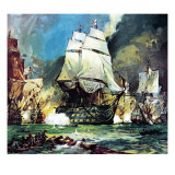 Hms Victory at the Battle of Trafalgar