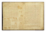 A Page from the Codex Leicester, 1508-12