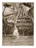 Buy The Attack on the 'Ville De Paris', 1782 at AllPosters.com