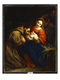 Buy The Holy Family with St. Francis, 1665 at AllPosters.com