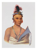 Buy Keesheswa or 'The Sun', a Fox Chief, C.1837 at AllPosters.com