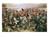 Charge of the Scots Greys at Waterloo
