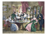 Buy Tea in High Society in France, C. 1840 at AllPosters.com