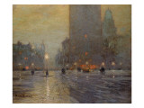 Madison Square, Rainy Night
