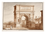 The Arch of Titus, Restored by Pius Vii, 1833