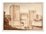 The Porta San Lorenzo, Inter Ageres, 1833 Giclee Print