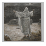 Christ Retreats to the Mountain at Night
