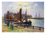 Buy The Port of Volendam, Holland, 1900 at AllPosters.com