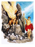 Buy Oedipus Being Questioned by the Sphinx at AllPosters.com